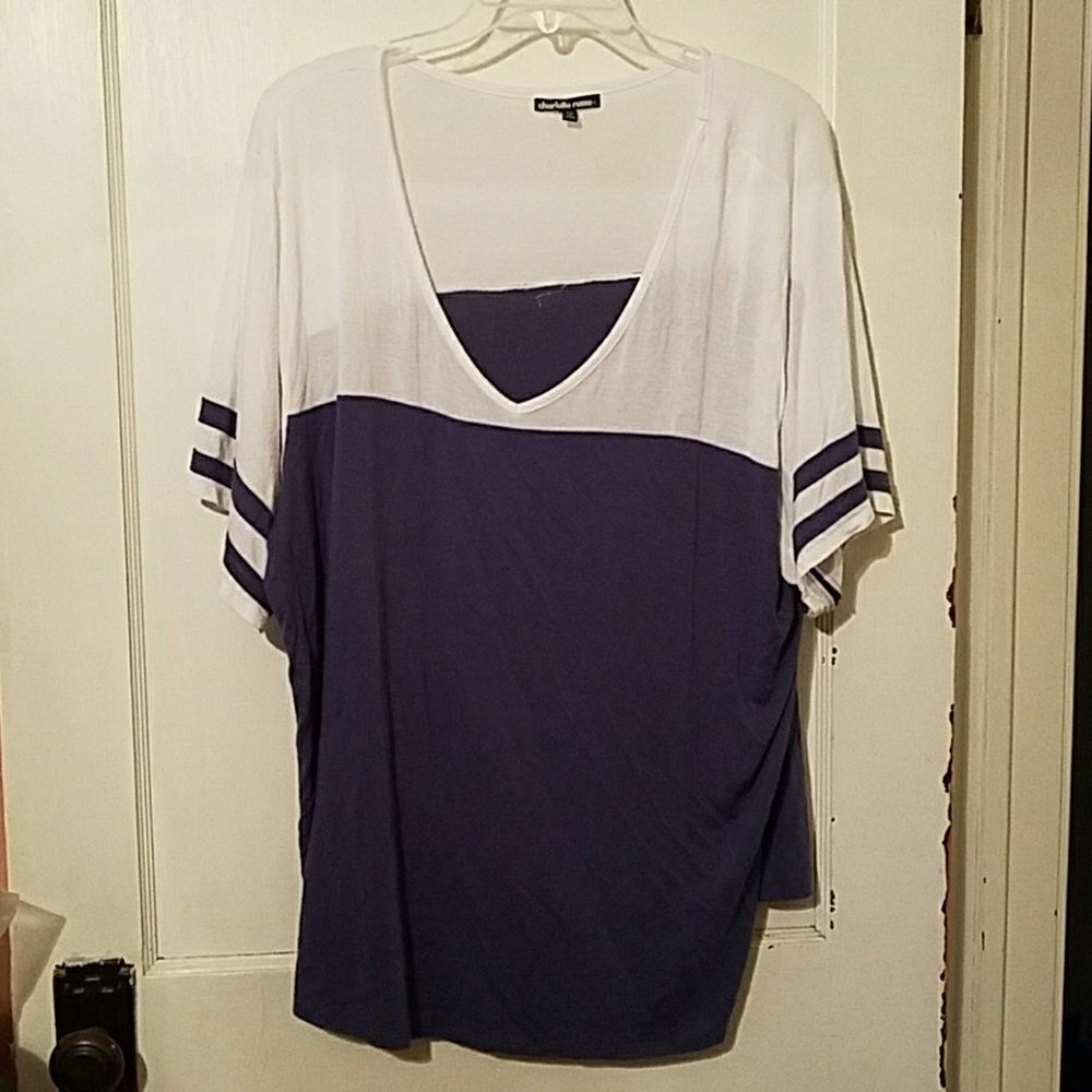 Silky satiny flowy top